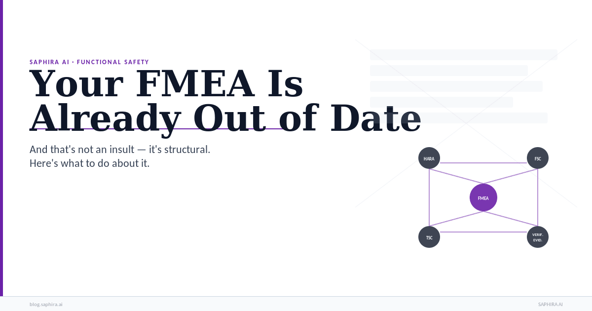 Your FMEA Is Already Out of Date