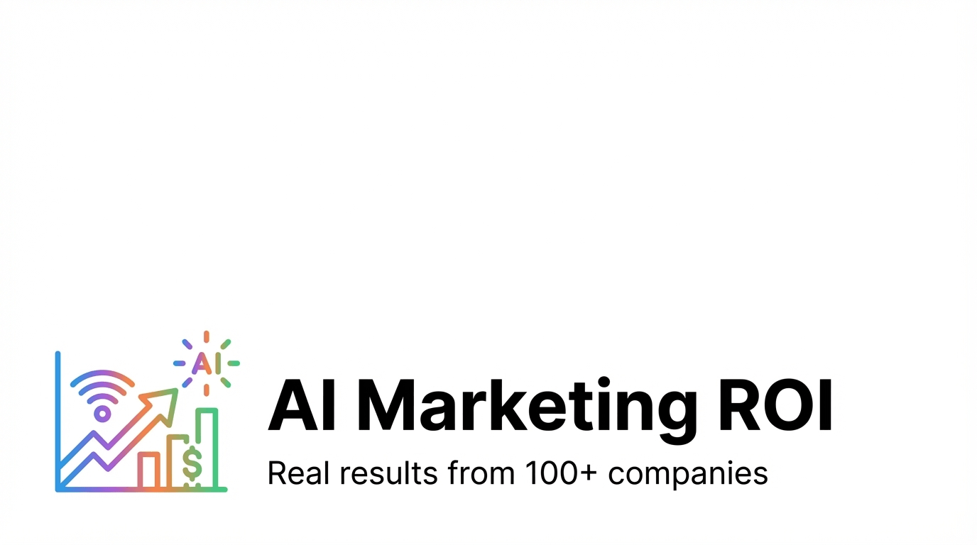 AI Marketing ROI: Real Results from 100+ Companies