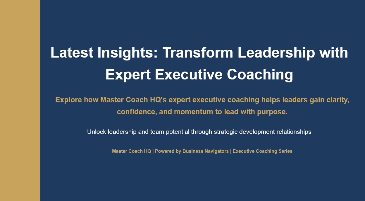 Latest Insights: Transform Leadership with Expert Executive Coaching