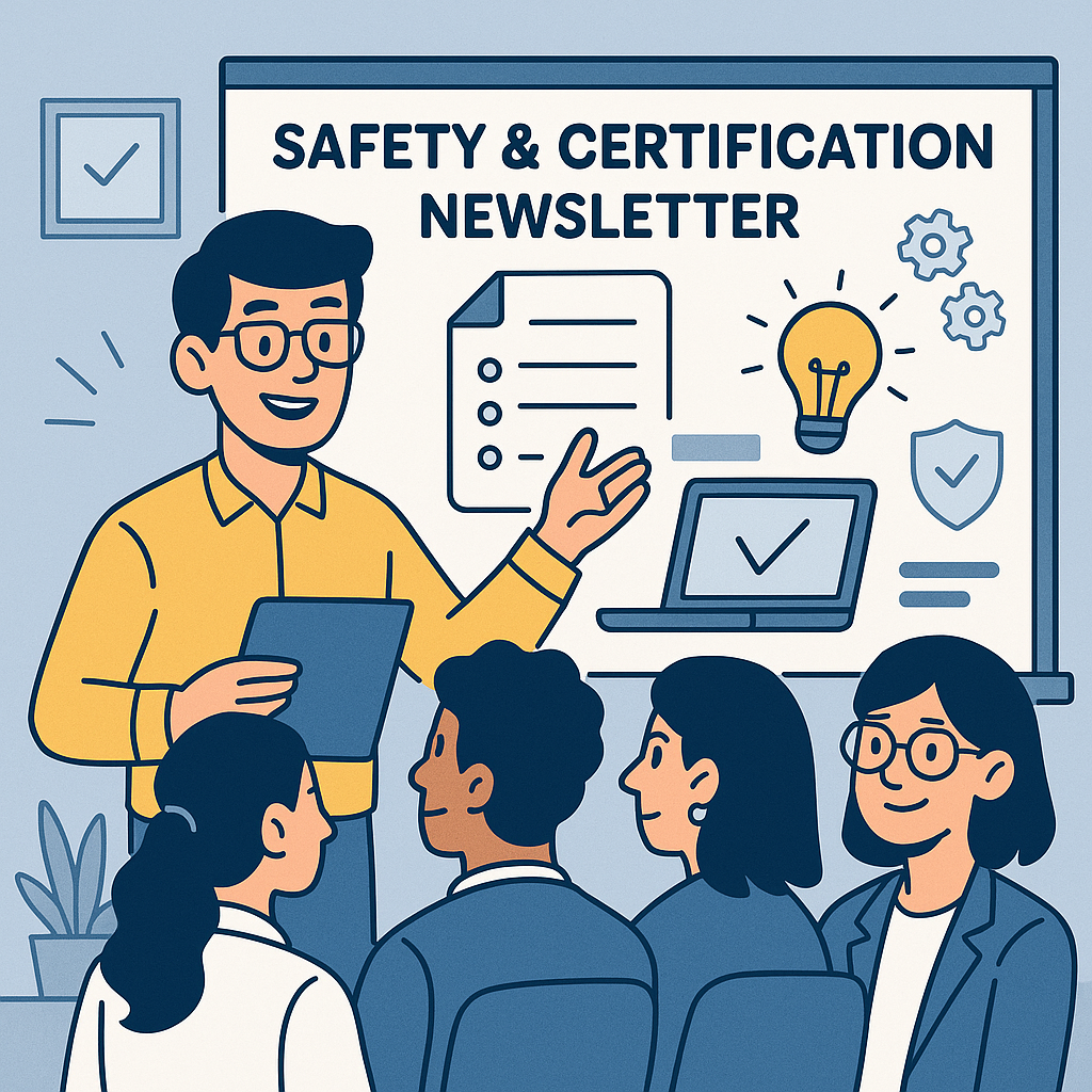 Safety & Certification Newsletter (Saphira AI): Episode 1!