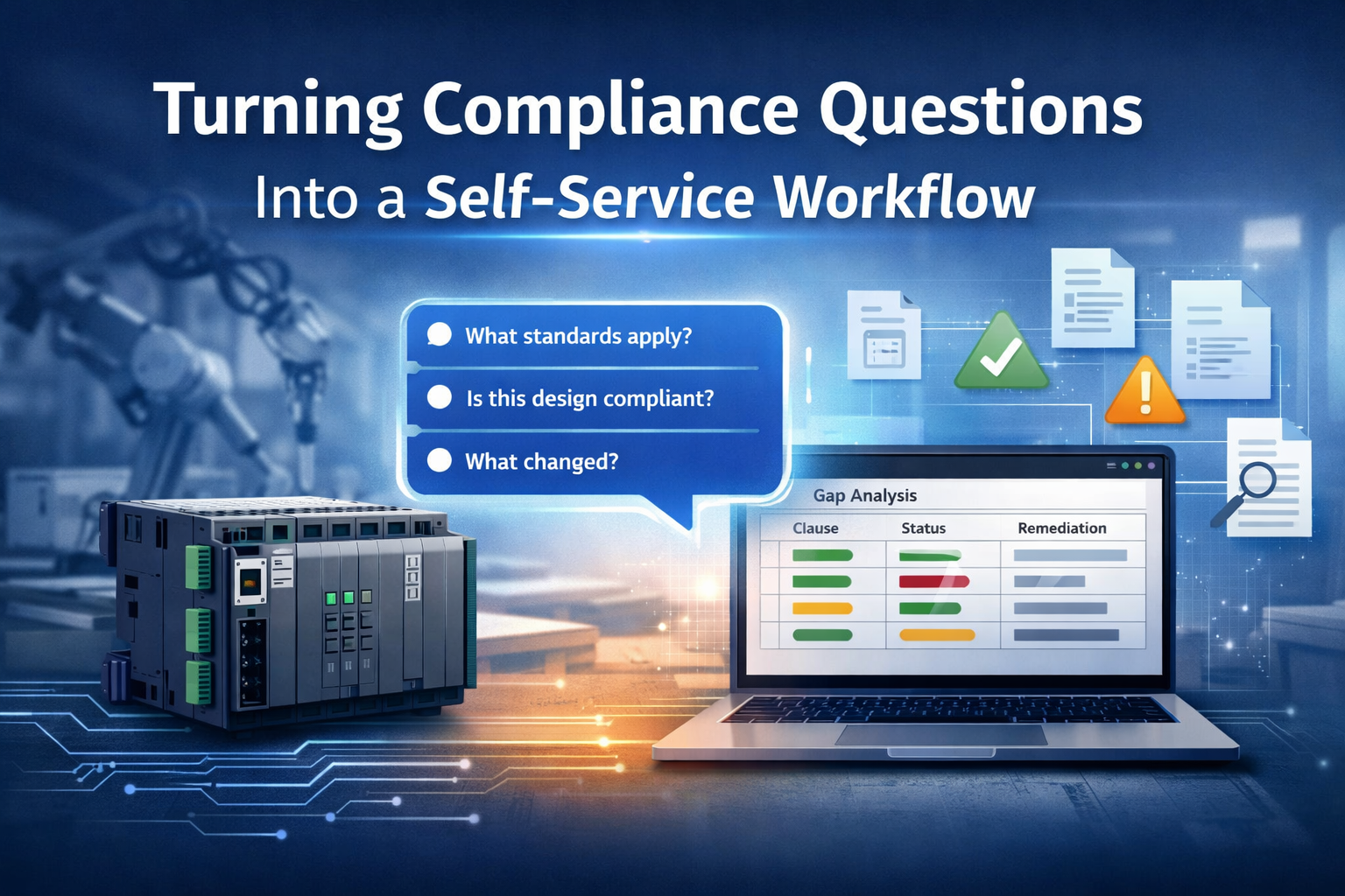 Turning Compliance Questions Into a Self-Service Workflow